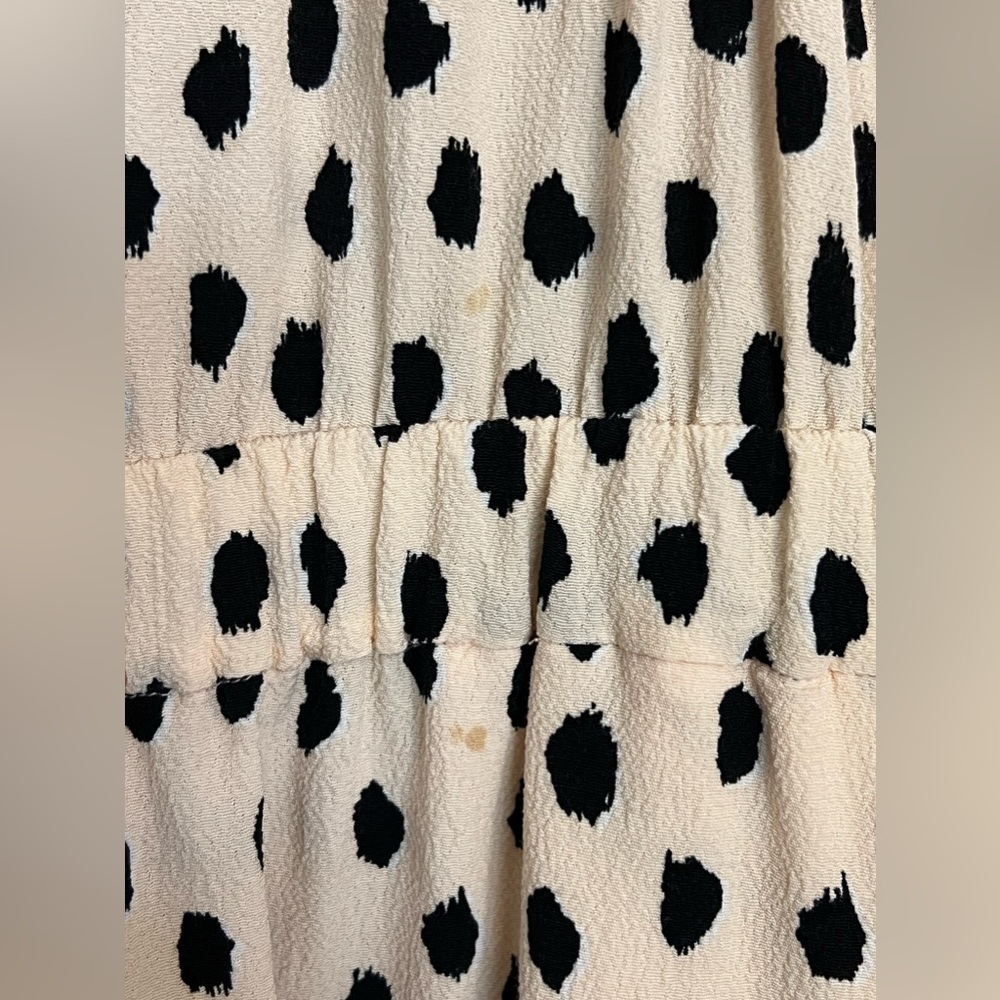 Kate Spade New York Leopard Dot Crepe Romper  Size 12 - Picture 11 of 15
